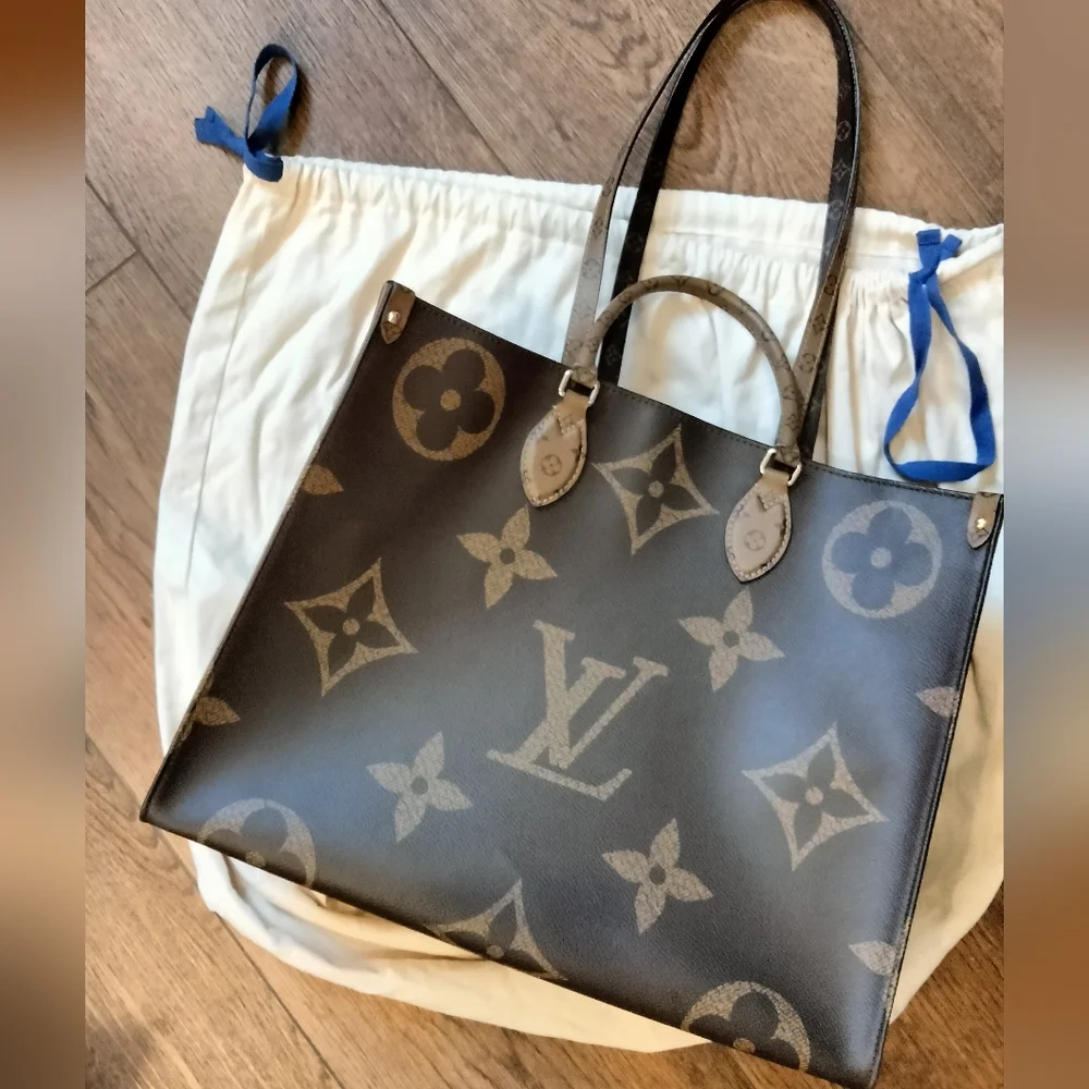Louis Vuitton On-the-Go GM reverse monogram original design w/ Samorga o… - Picture 6 of 16